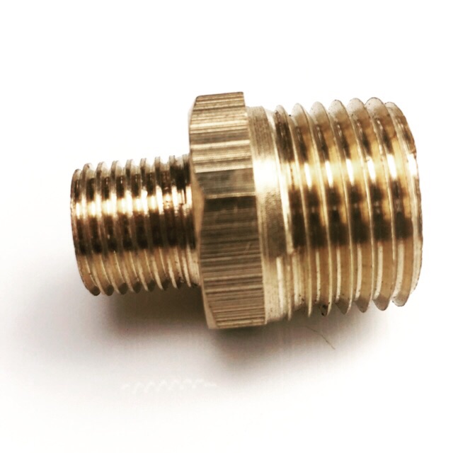 Khớp nối, kép nối, đầu nối 2 đầu dây máy xịt rửa áp lực cao, zen ngoài 13-21