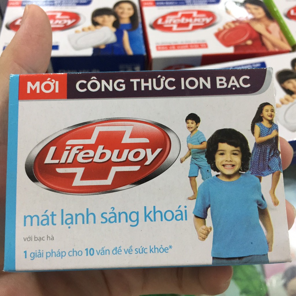 COMBO 10 bánh Xà bông cục Lifebuoy  90g MÀU NGẪU NHIÊN
