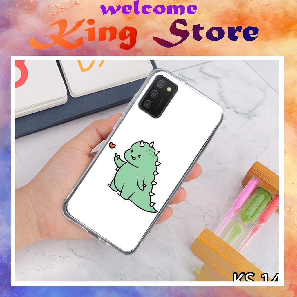Ốp lưng điện thoai SamSung A02s in hình tự chọn Kute DIno siêu đẹp, độc, lạ - KINGSTOREHN