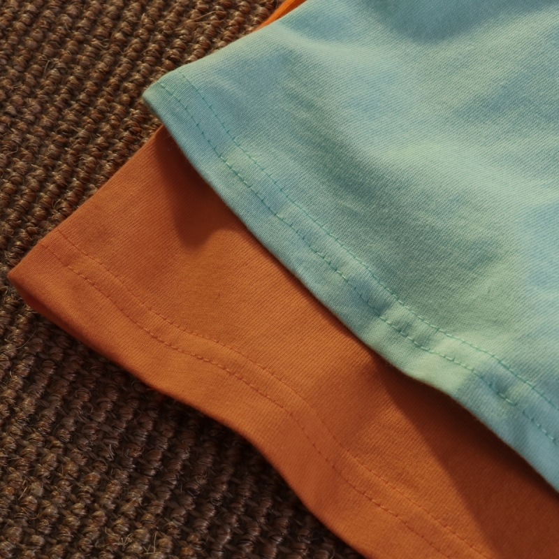 SUXI Áo Thun Nữ Ngắn Tay Thêu Chữ Phong Cách Trẻ Trung