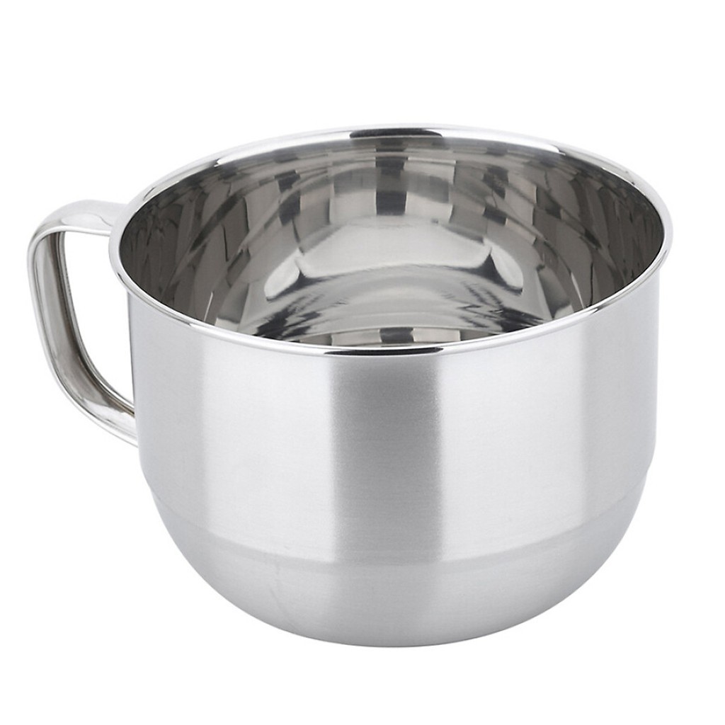 Ca mì inox 14cm, ca nấu mì có nắp đậy tiện lợi