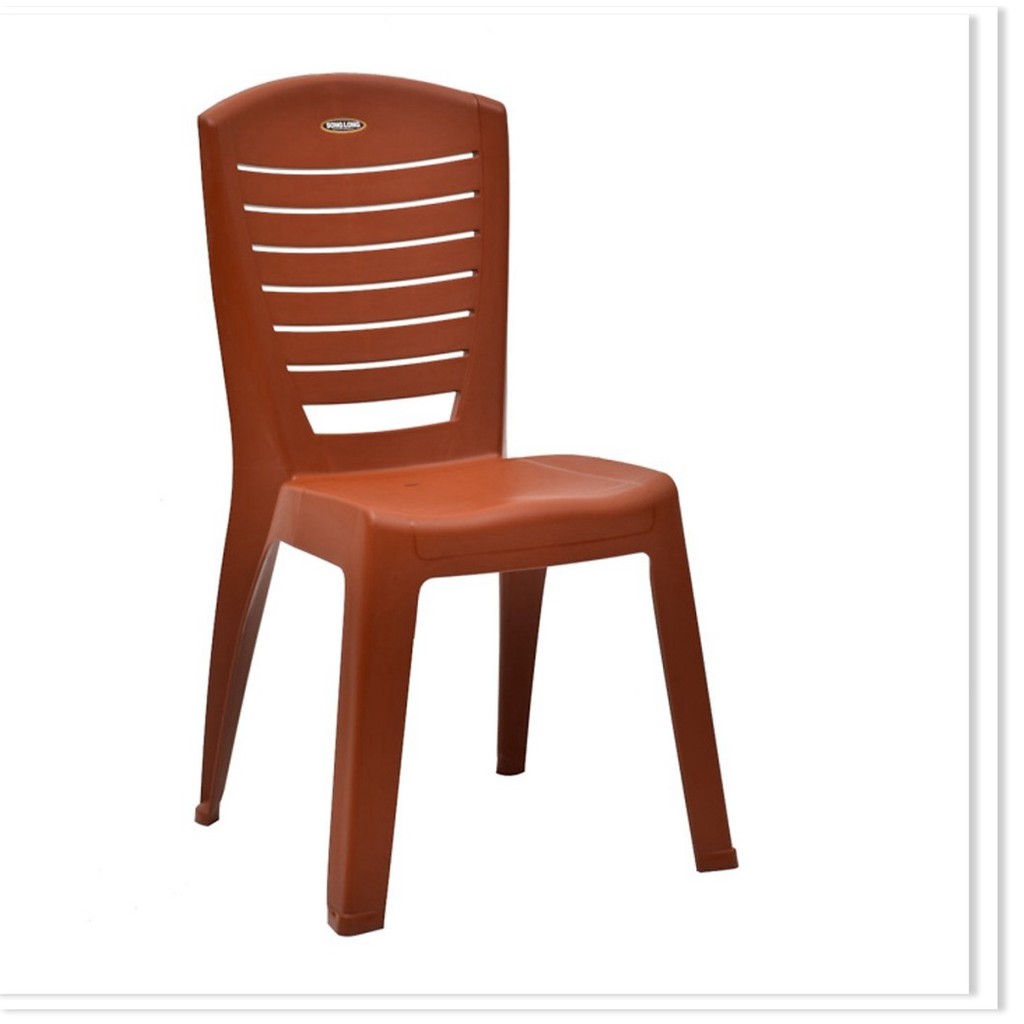 Bộ 6 ghế nhựa đúc có tựa lưng dành cho nhà hàng Song Long- cỡ đại