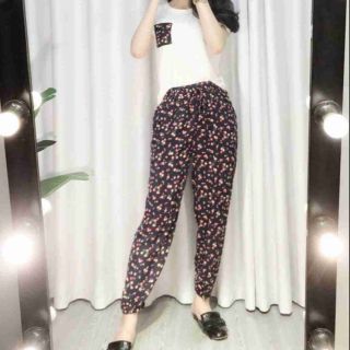 Bộ áo cotton quần alibaba