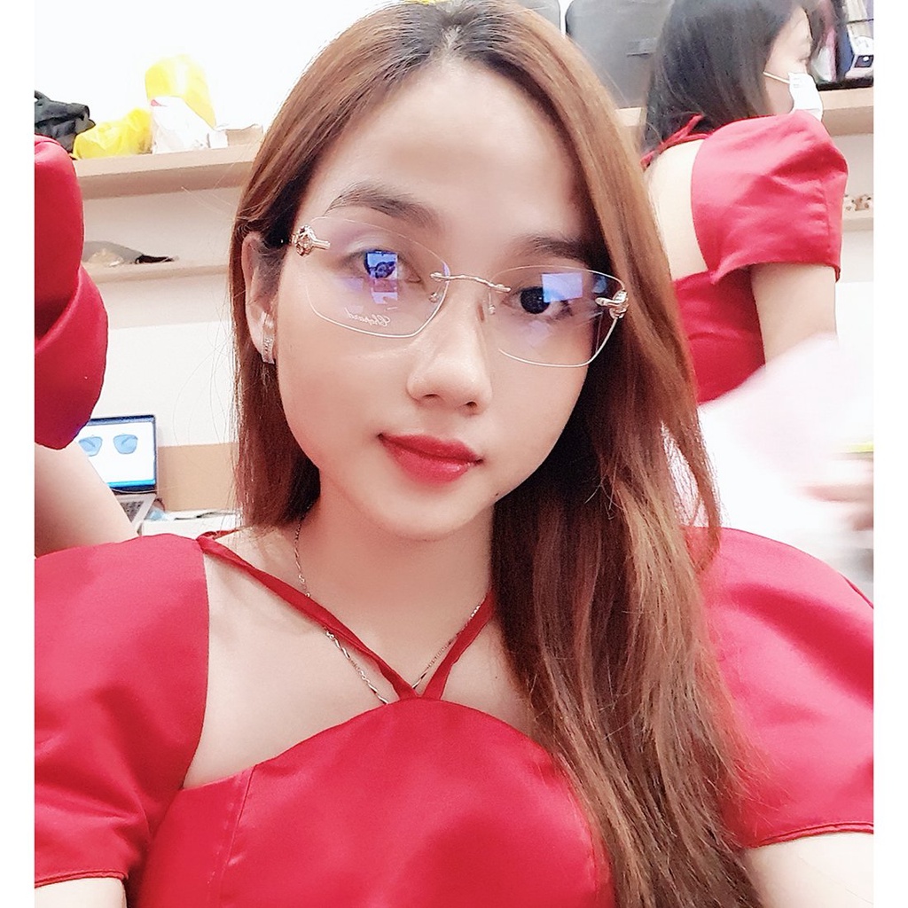 Gọng kính nam nữ thời trang Chopard VCHF86S 0A39 chính hãng