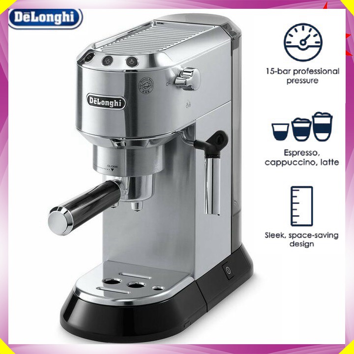 Máy pha cà phê chuyên dụng, thương hiệu cao cấp Delonghi EC685.M - Công suất: 1300W -  Dung tích: 1.1L - Hàng Nhập Khẩu