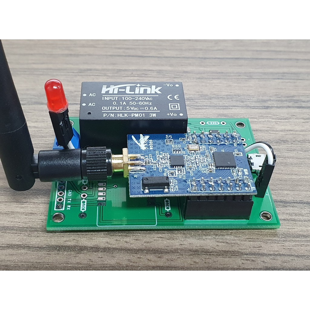 Router Zigbee CC2530 + PA CC2591 dùng trong Zigbee2mqtt