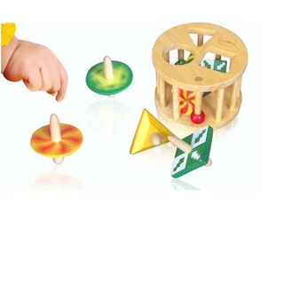 Đồ chơi gỗ - Lồng tròn 6 con vụ chính hãng Winwintoys 61022