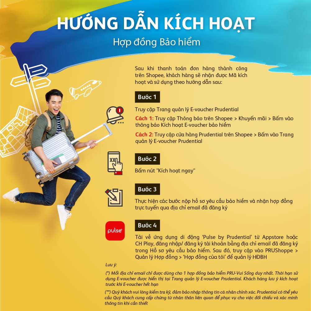 Toàn quốc [E-Voucher] Prudential - Bảo hiểm PRU-Vui Sống - gói Cơ bản [nhóm tuổi 51-55]