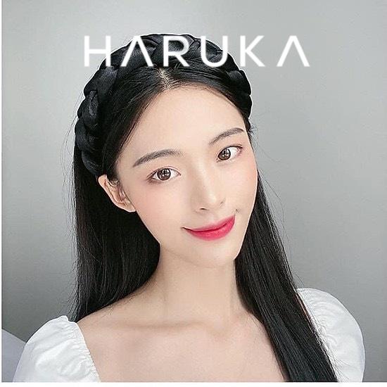 Bờm tết bím lụa thanh lịch phong cách retro cổ điển Haruka Accessories
