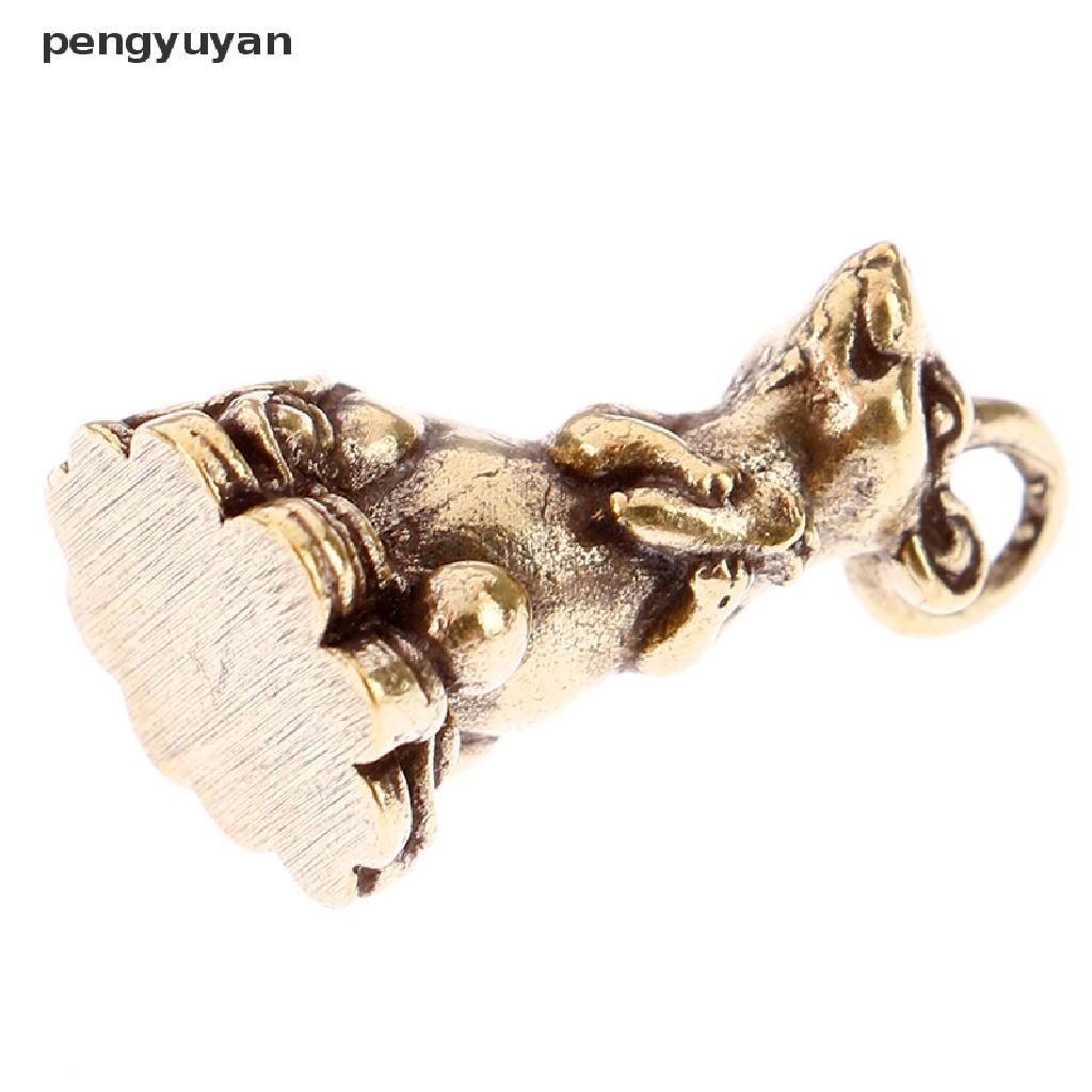 Mô Hình Chú Chuột May Mắn Bằng Đồng Trang Trí Năm Mới 2020 [Mới]