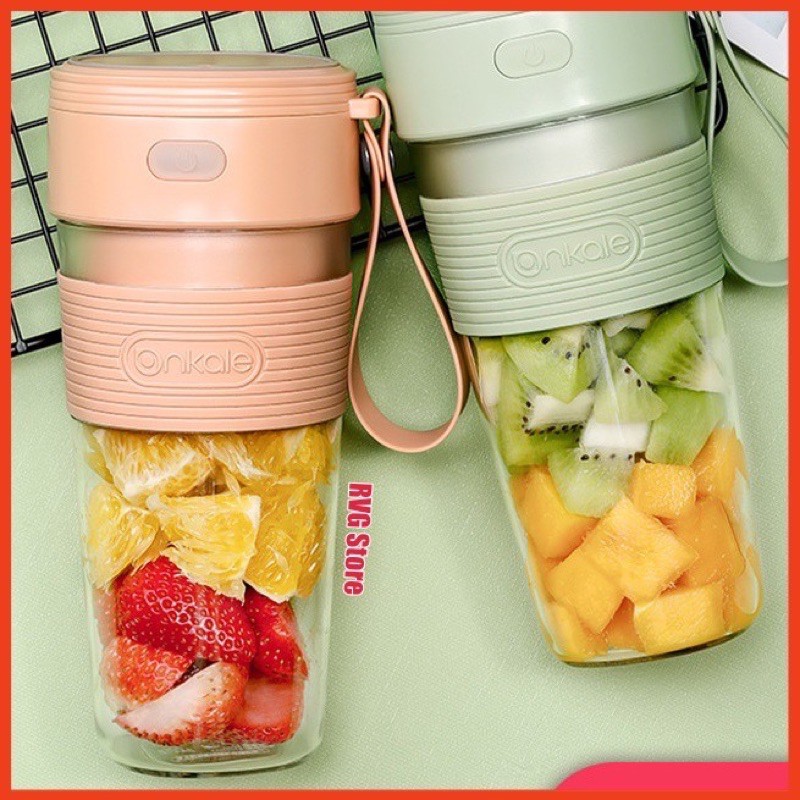 Máy xay sinh tố cầm tay cup 24 mini dạng cốc say ép hoa quả trái cây đa năng sạc pin usb tích điện tiện lợi 💞FREESHIP💞 T