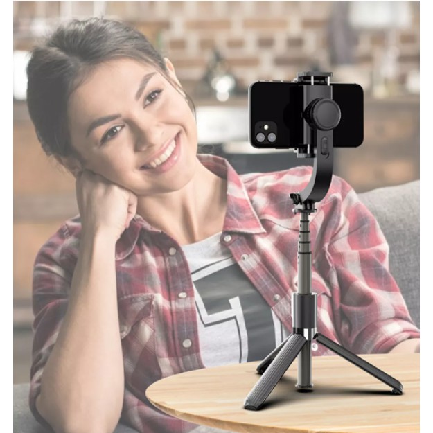 [FREESHIP] GIMBAL, TRIPOD, GẬY SELFIE BLUETOOTH CHỐNG RUNG ĐIỆN TỬ L08