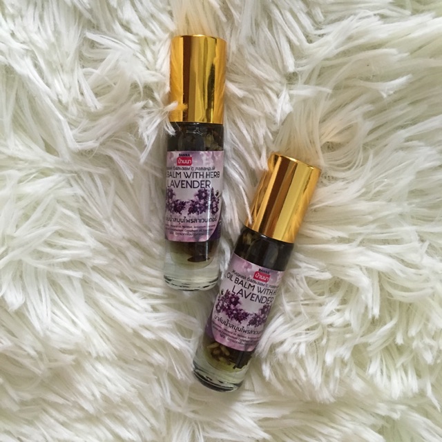 Dầu bi lăn hương hoa lavender bạc hà sả chanh Otop Thái Lan