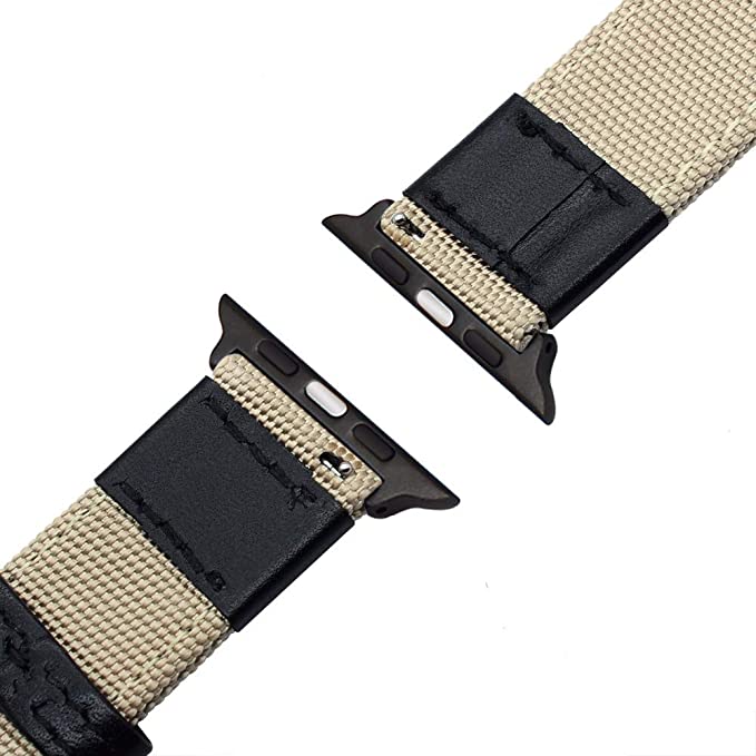 Dây Đeo Sợi Nylon Cho Đồng Hồ Thông Minh Apple Watch Iwatch Series 1 2 3 4 5 6 SE 38mm 40mm 42mm 44mm Series 7 41mm 45mm