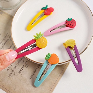 Set 2 kẹp tóc trái cây siêu yêu