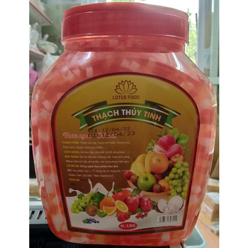 Thạch thủy tinh 500g