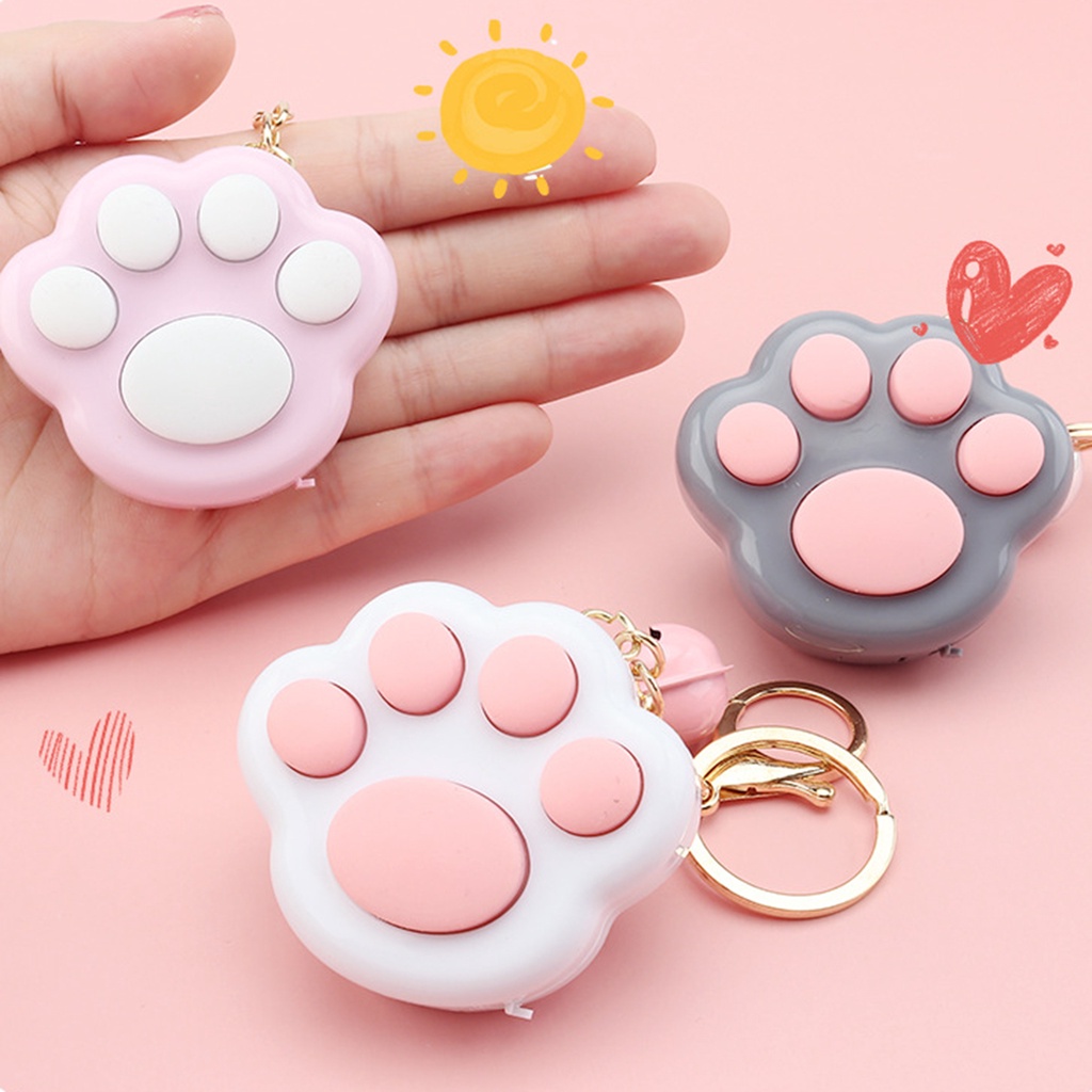 Chọn Của Jennie♥Móc Khóa Gắn Đồ Chơi Xả Stress Hình Chân Mèo Đáng Yêu