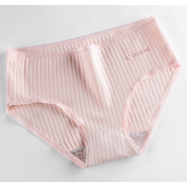 Quần Lót Nữ, Quần Chíp Nữ Cotton Gân Viền Siêu Đẹp QL04