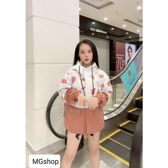 ÁO KHOÁC GIÓ NỮ PHỐI LOANG | BigBuy360 - bigbuy360.vn