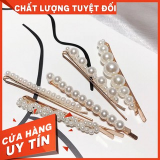 Kẹp tóc đính ngọc phong cách hàn quốc