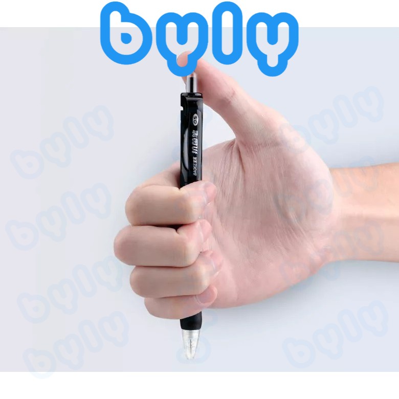 [Ship hỏa tốc] Bút gel bấm vỏ kháng khuẩn 0.5mm BAOKE | KJ11 - ByLy Store