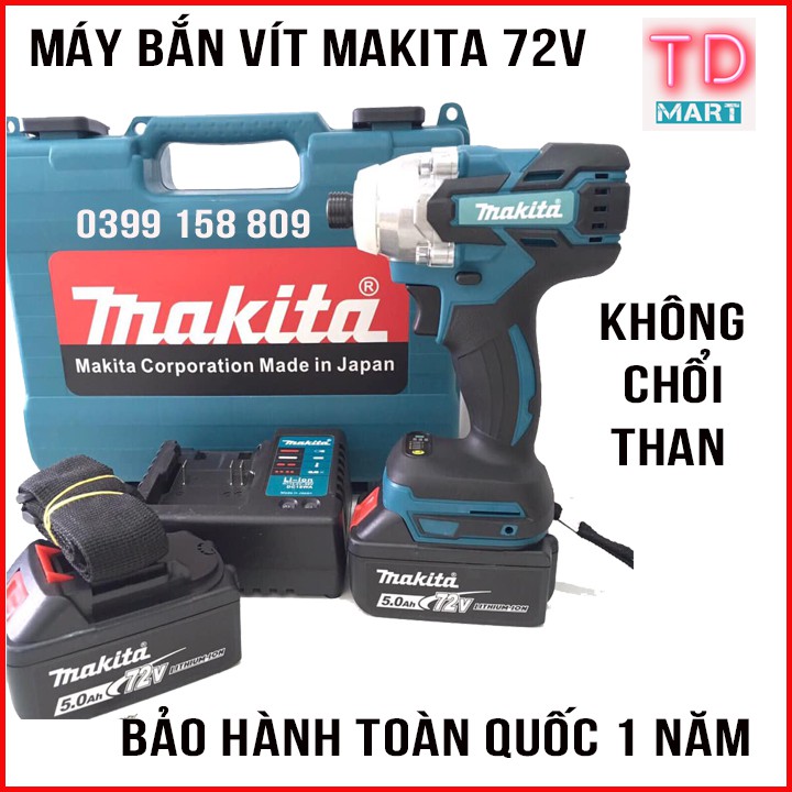 Máy bắt vít, vặn ốc MAKITA 72V KHÔNG CHỔI THAN