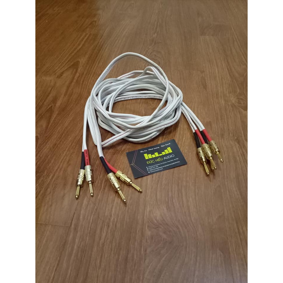 Bộ dây loa bãi Mỹ Audioquest kèm bắp chuối gold snake