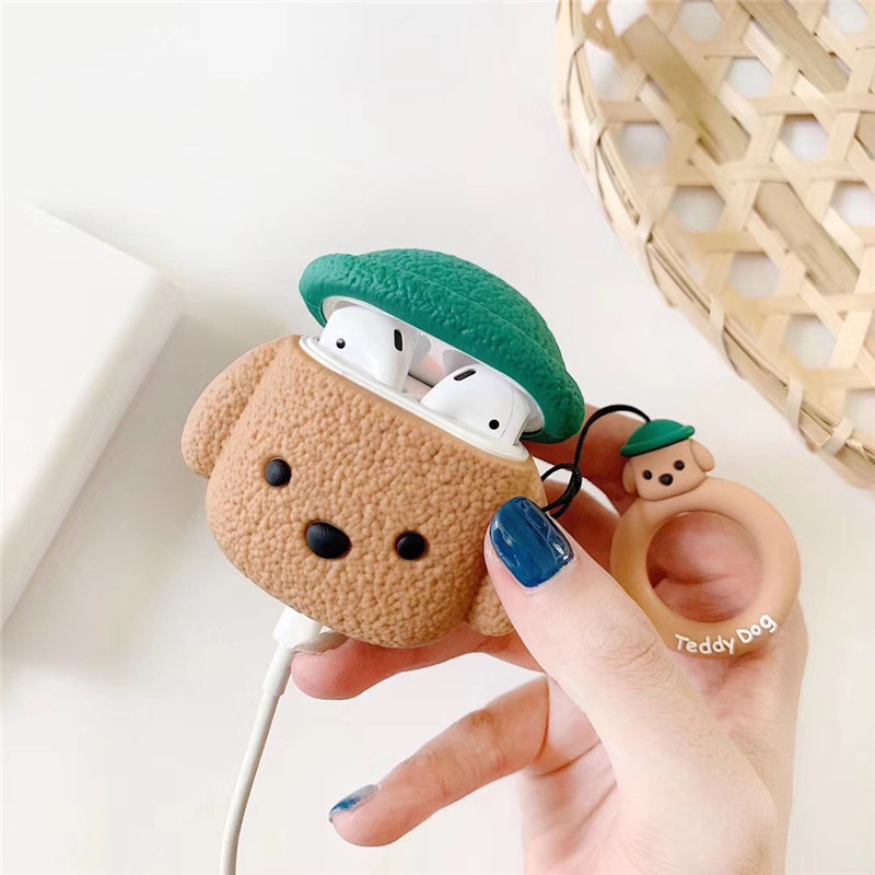 Ốp hộp sạc tai nghe mềm bảo vệ toàn diện cho Airpods 1/2 i12 i11 i10 i12