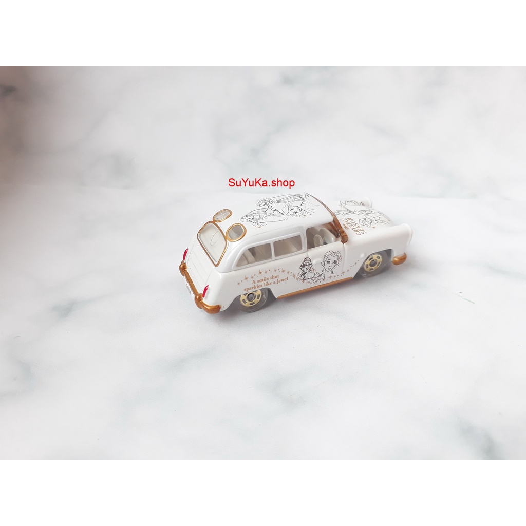 Xe Mô Hình Tomica Disney Motors - Xe công chúa màu trắng