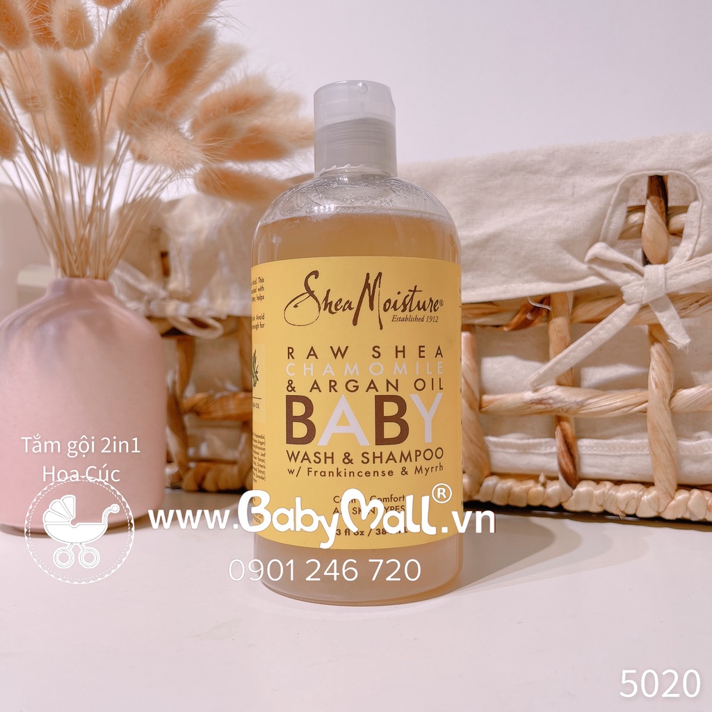 SHEA MOISTURE • TẮM GỘI VÀ LOTION CHĂM SÓC DA CHO BÉ