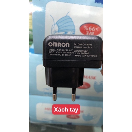 ✅ Bộ Đổi Điện (Cục Nguồn Adapter) Huyết Áp: Omron (Chính Hãng DKSH Việt Nam) -VT0021