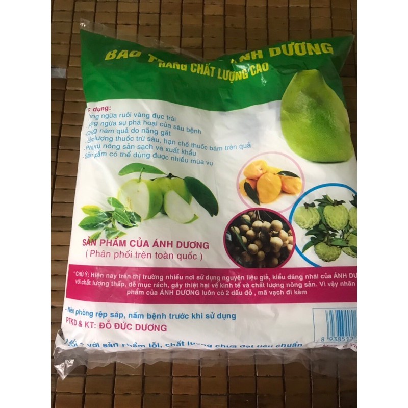 [ÁNH DƯƠNG] Túi bao xoài kích thước 22x30