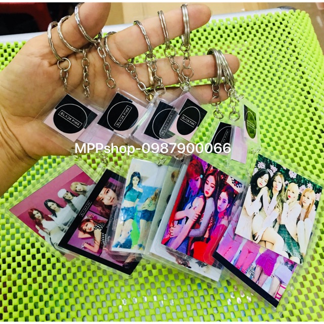 Móc khoá BLACKPINK 3 cái như hình shop đăng mẫu ngẫu nhiên