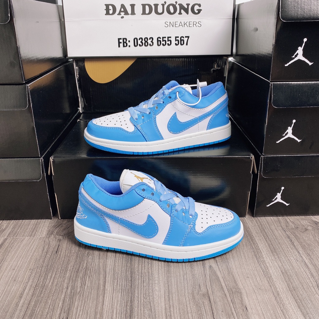 Giày thể thao sneaker Jordan cổ thấp, jd1 thấp panda đen trắng low bản chuẩn hot trend 2022 full size 36-43