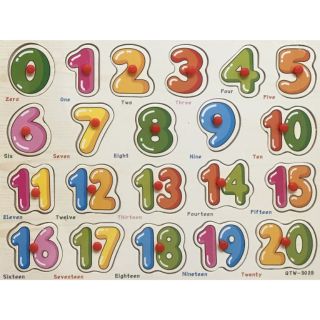 COMBO 5 BẢNG NÚM GỖ CHO BÉ