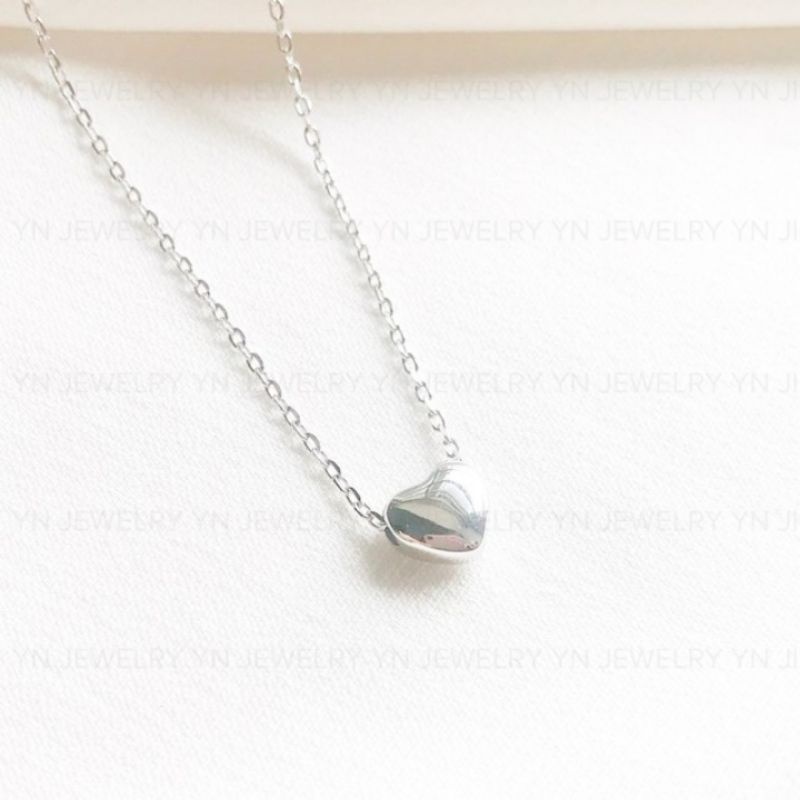 dây chuyền tim bạc 925 cao cấp 🌼YN JEWELRY