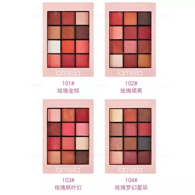 Phấn mắt 12 ô Lameila Color School Hàng Nội Địa Trung | BigBuy360 - bigbuy360.vn