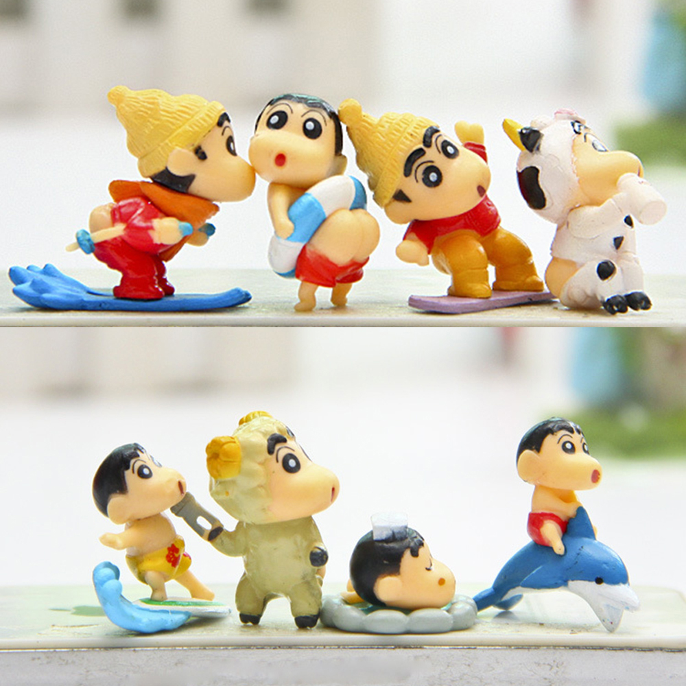 Set 8 Mô Hình Nhân Vật Hoạt Hình Shin-Chan Dễ Thương