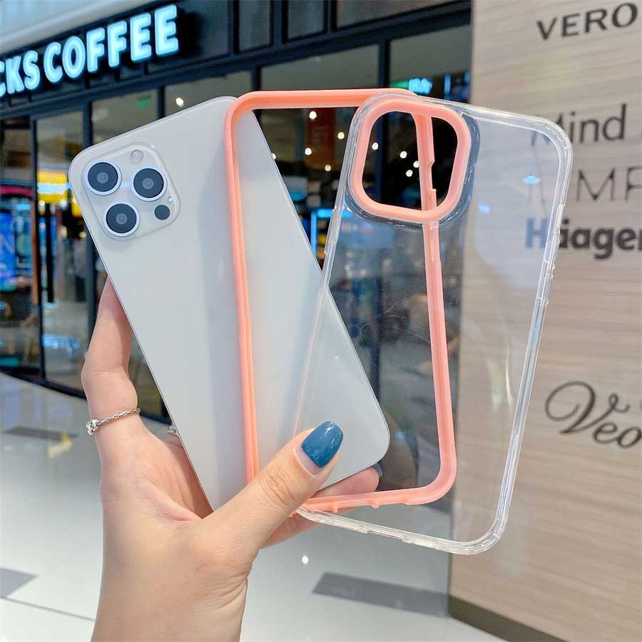 Ốp Điện Thoại Silicon Trong Suốt Viền Vuông Cho Realme 8 Pro 8i 5 5i 6i C2 C3 C11 C12 C15 C25 C30S C35 C25S C21Y C20A C21 C31 C25Y C30