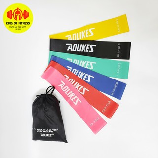 Bộ sản phẩm dây kháng lực aolikes, dây miniband tập mông và đùi