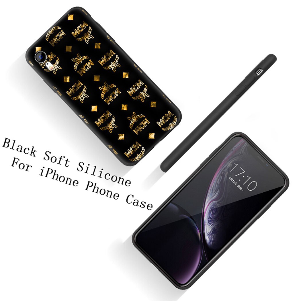 IPHONE MCM Ốp Lưng Silicone Mềm In Hình Mcm Cho Iphone X / Xr / Xs Max / 5 / 6 / 5s / 6s / 7 / 8 Plus / Se