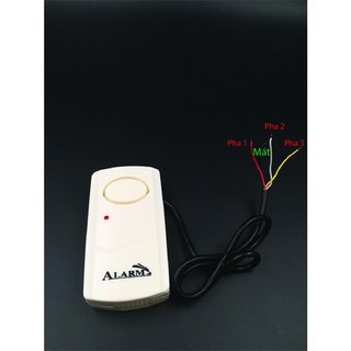 Còi động mất trung tính, còi báo mất pha, mất trung tính, chuông báo mất điện mất pha 380v 4 dây