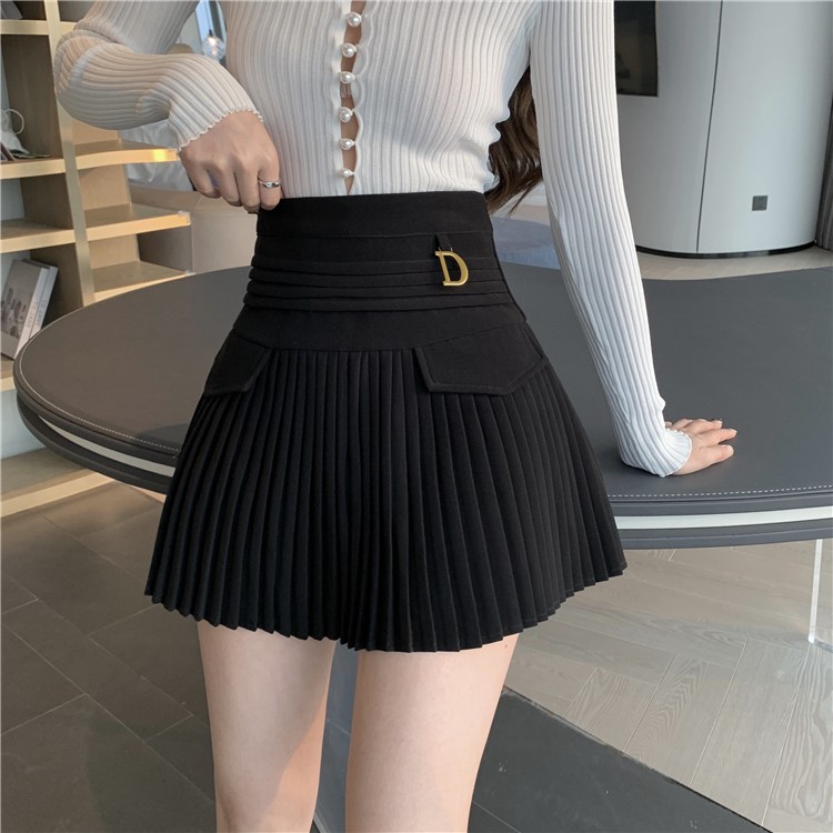 Chân Váy Chữ A Lưng Cao Xếp Ly Xinh Xắn Cho Nữ | BigBuy360 - bigbuy360.vn