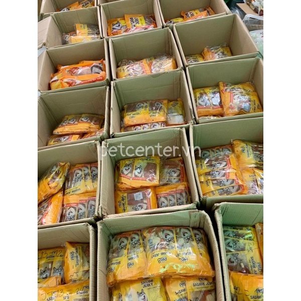 🇹🇭 Snacks Xương Thưởng Gà Sấy PET8 SASAMI JERKY Nhiều Mẫu Gói Nhỏ