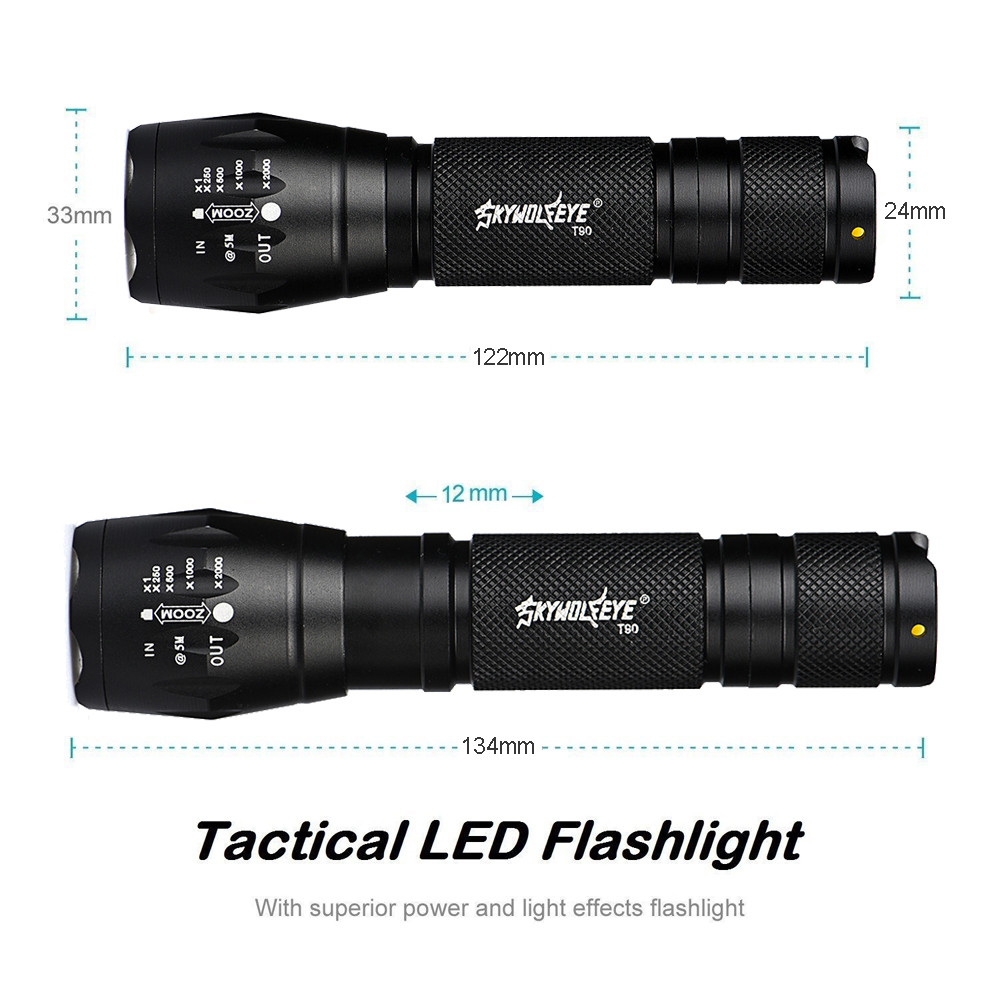 Đèn Pin Siêu Sáng G700 Skywolf X800 Siêu Sáng