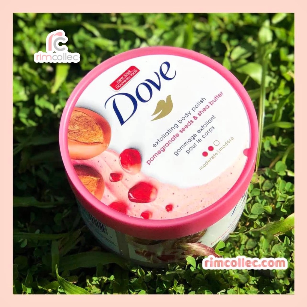 Tẩy tế bào chết Dove Lựu Mỹ 298g