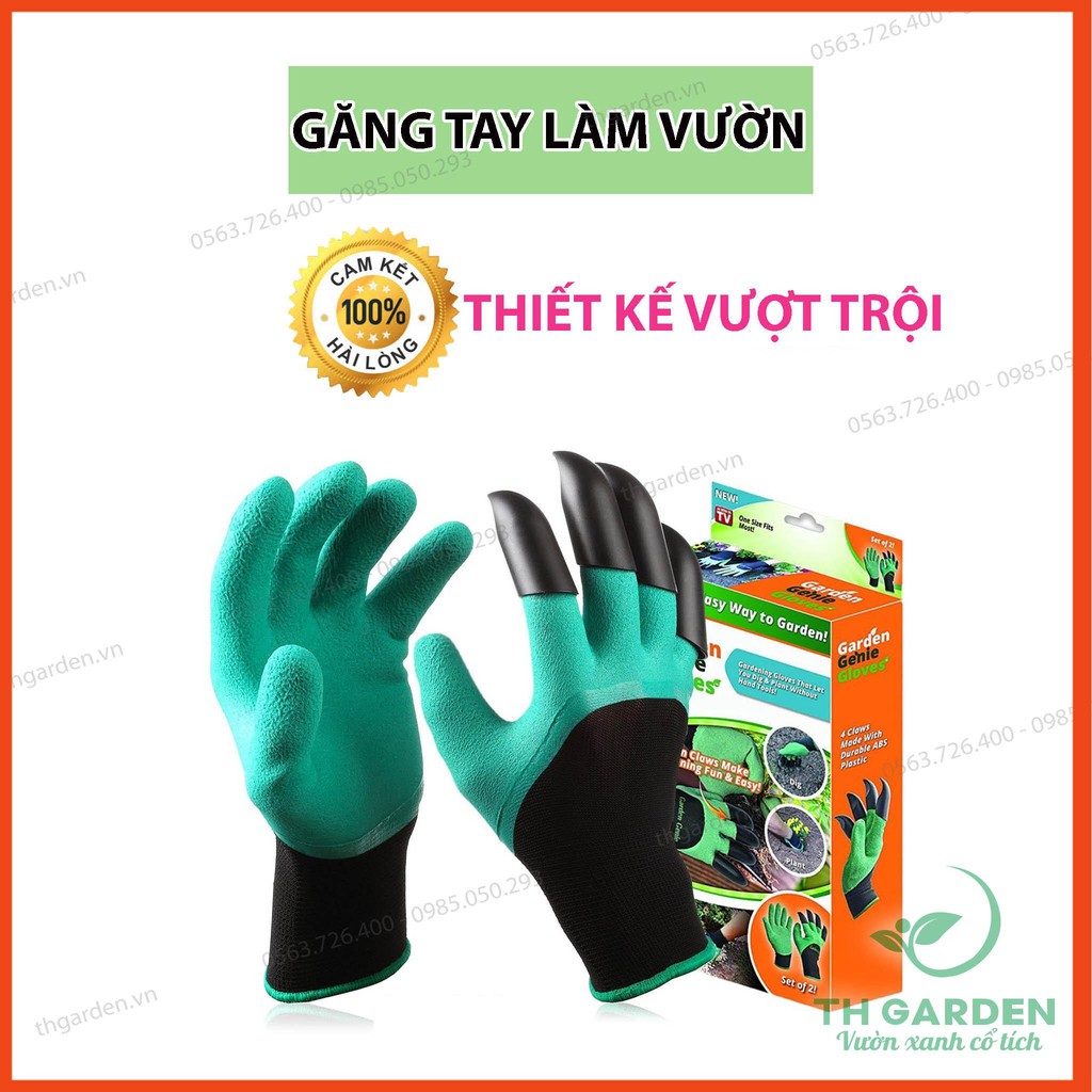 Găng tay làm vườn có móng vuốt chuyên dụng - Dễ dàng đào xới đất