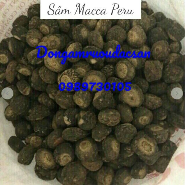 Sâm Macca Peru 100g chuẩn sâm macca đen
