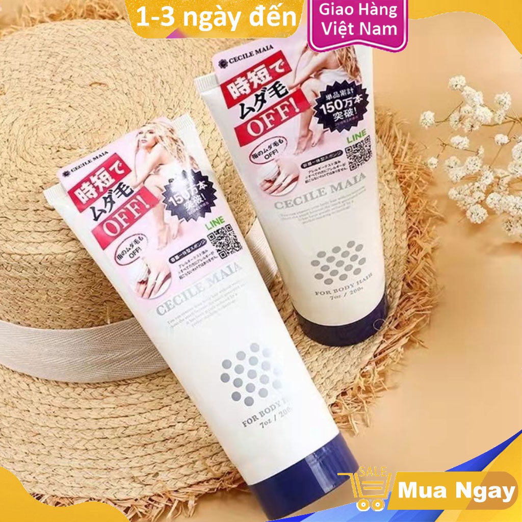 Kem Tẩy Lông VĨNH VIỄN Cecile Maia Hair Removal Cream 200g