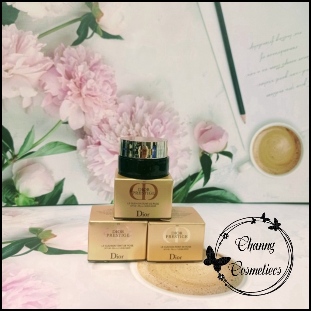 PHẤN NƯỚC/DIOR/ Phấn Dior Prestige Mini 4g đẹp tự nhiên che khuyết điểm tốt